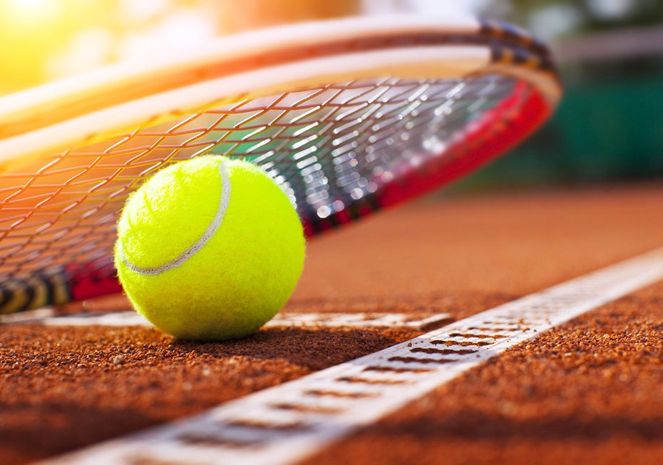 Fototapeta - tenis, piłka, kort