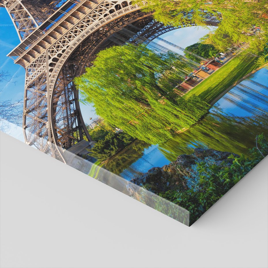 Obraz na płótnie - Paryż, Wieża Eiffla, miasto