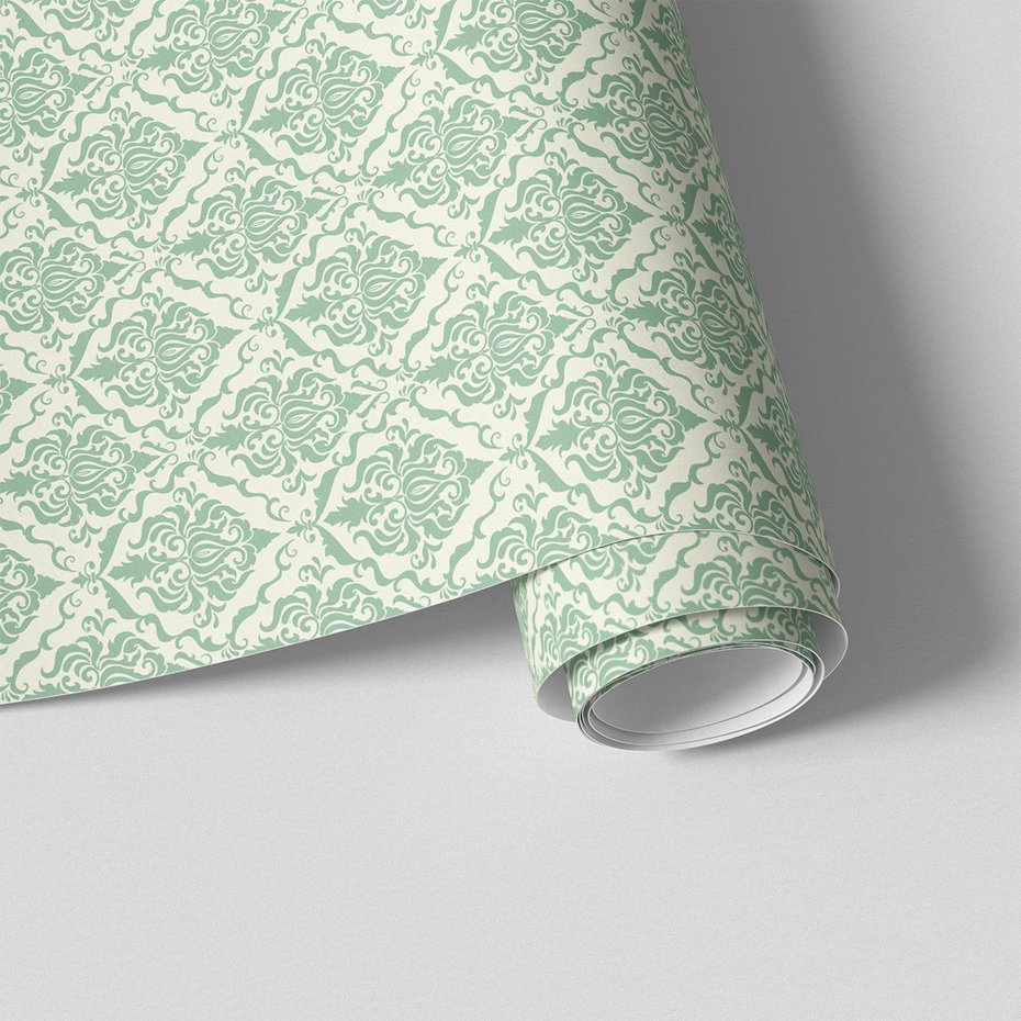 Tapeta - ornament, retro, elegancja