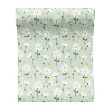 Tapeta - kwiaty, stokrotki, wzór