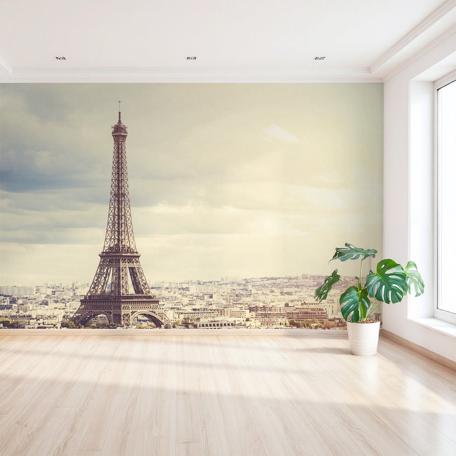 Fototapeta - Paryż, Wieża Eiffla, miasto