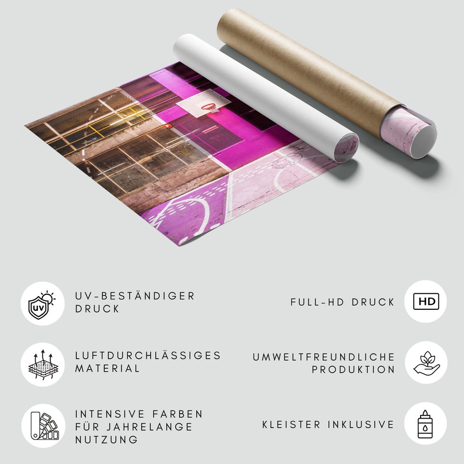 Fototapeta - koszykówka, sport, różowy