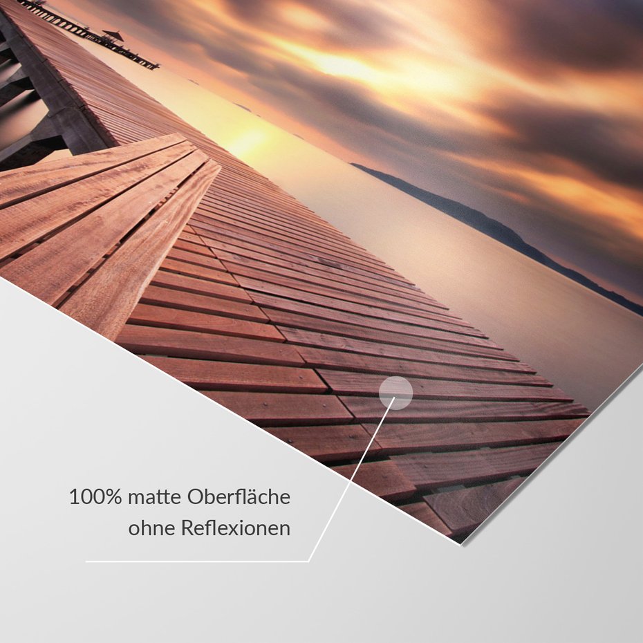 Fototapeta - morze, molo, zachód słońca