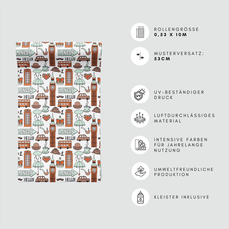 Tapeta - Londyn, autobus, korona