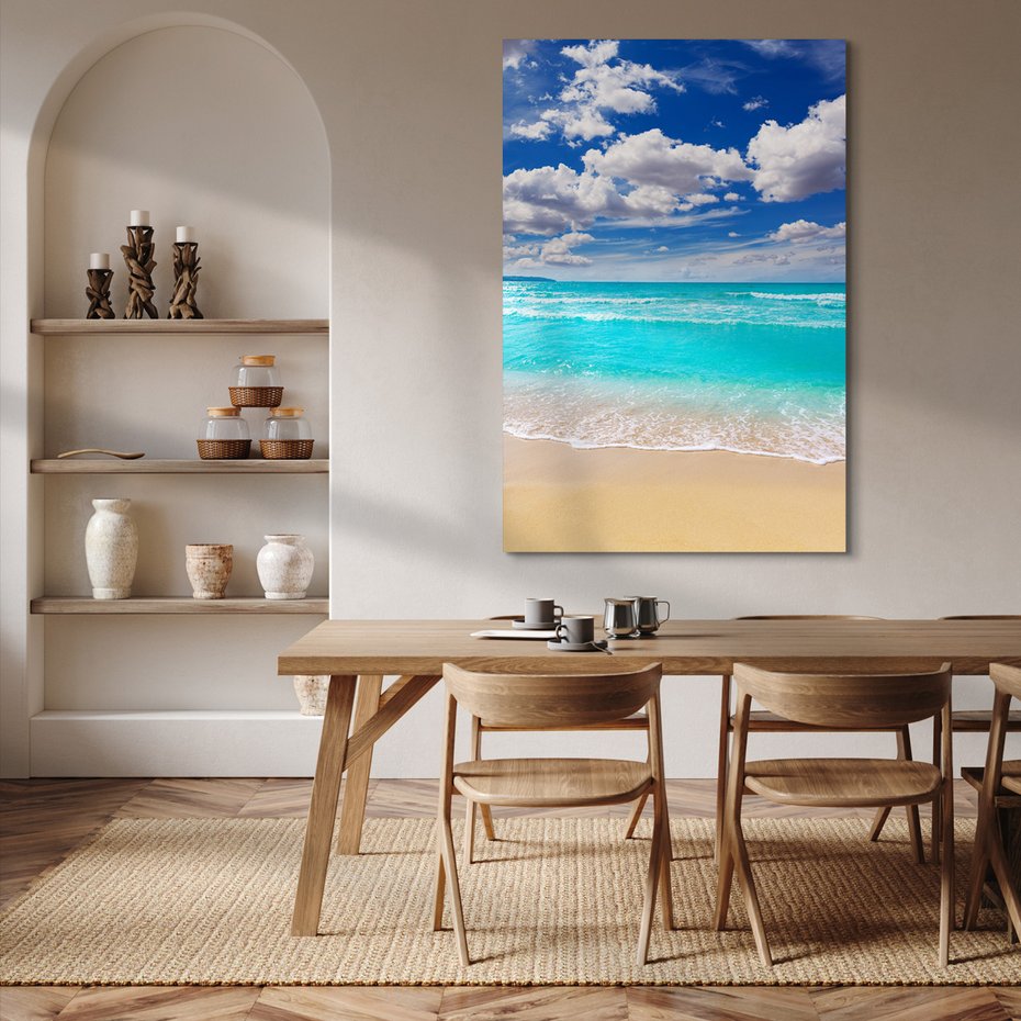 Obraz na płótnie - plaża, morze, piasek