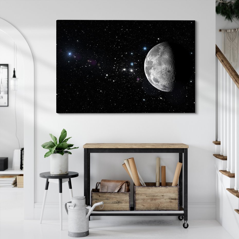 Obraz na płótnie - kosmos, przestrzeń, gwiazdy