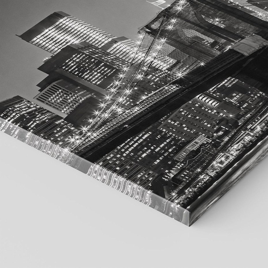 Obraz na płótnie - miasto, most, budynki