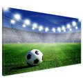 Obraz na płótnie - stadion, piłka nożna, trawa