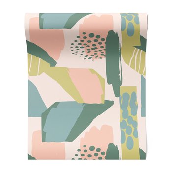 Tapeta - abstrakcja, plamy, kształty