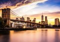 Fototapeta - Brooklyn Bridge, Nowy Jork, Manhattan