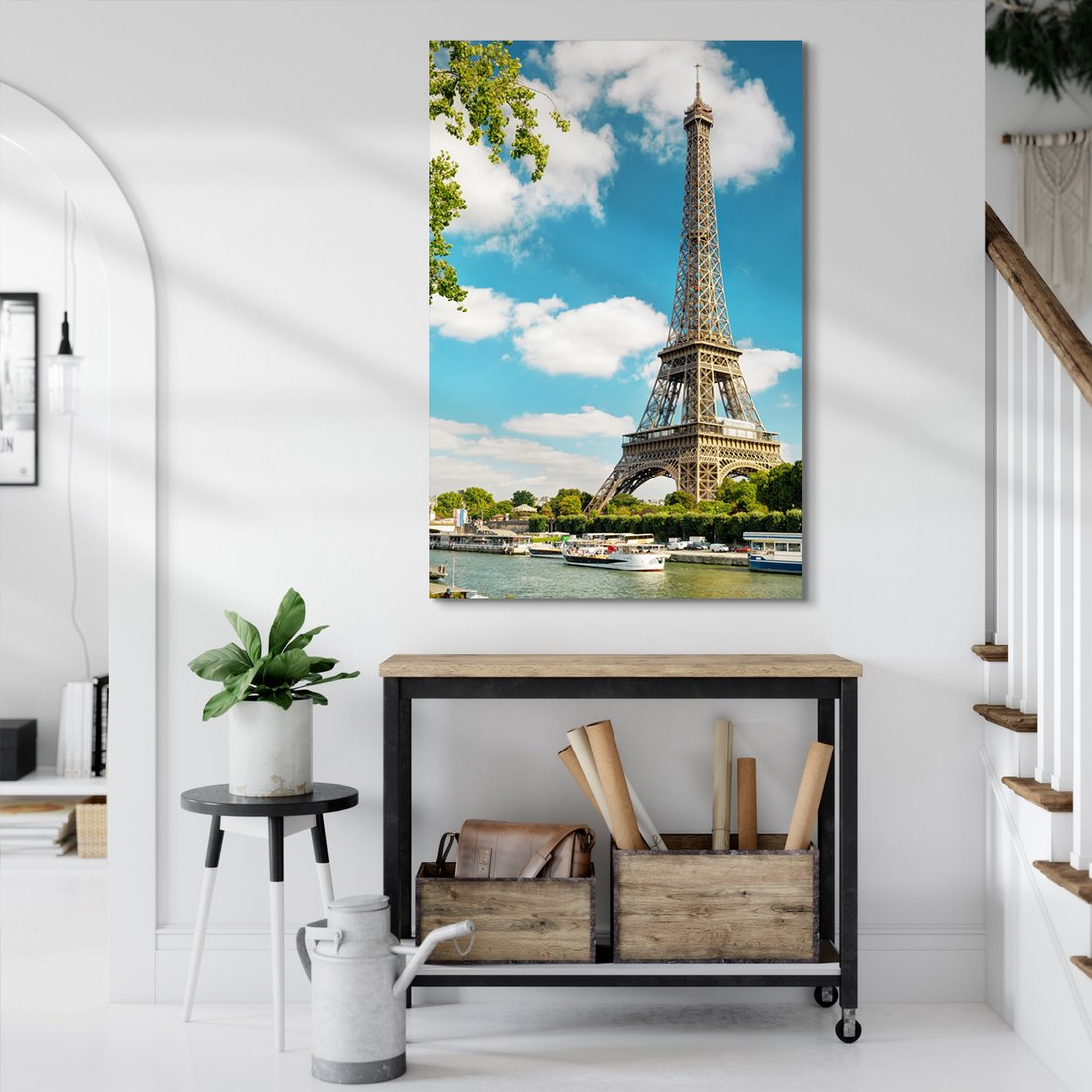 Obraz na płótnie - Wieża Eiffla, Paryż, miasto