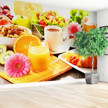 Fototapeta - śniadanie, jedzenie, owoce