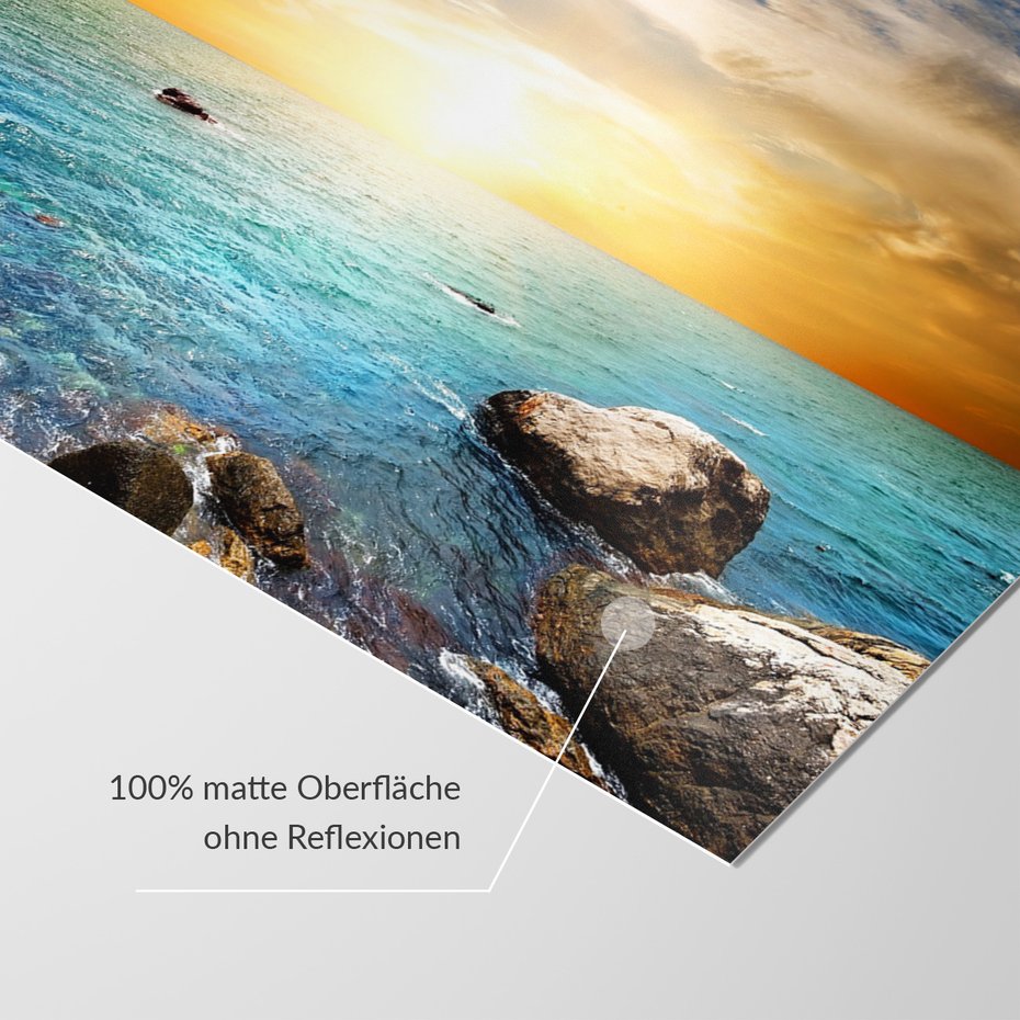 Fototapeta - morze, skały, słońce