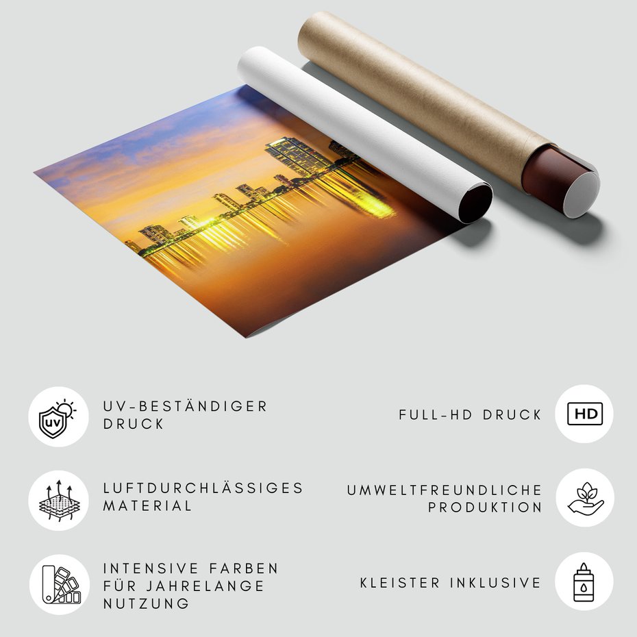 Fototapeta - miasto, woda, budynki