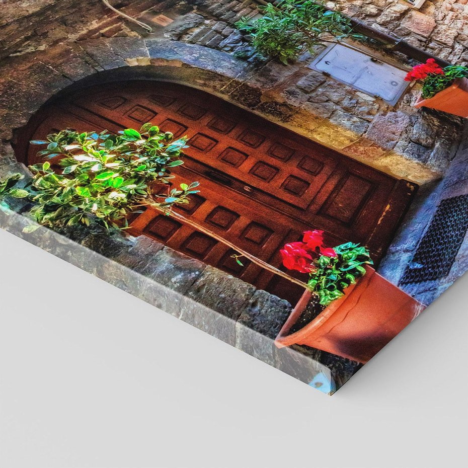 Obraz na płótnie - uliczka, miasto, architektura