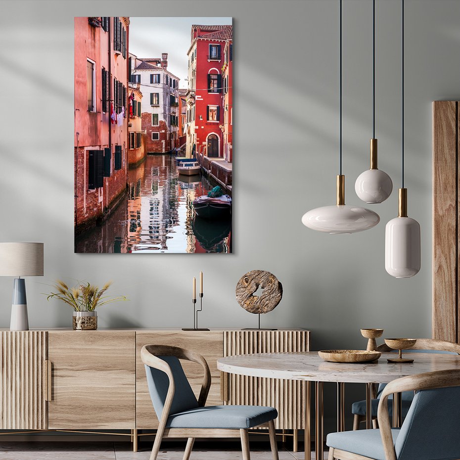 Obraz na płótnie - Wenecja, kanał, budynki