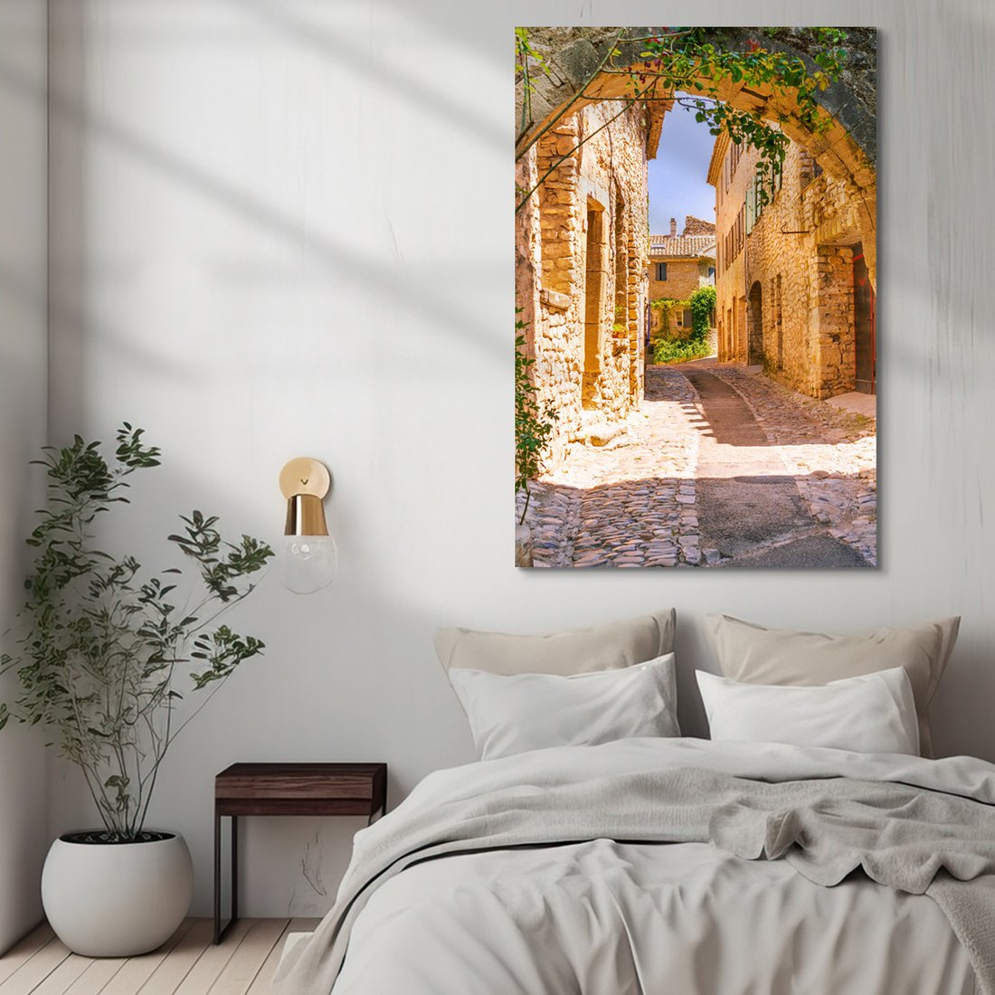 Obraz na płótnie - uliczka, miasto, kamień