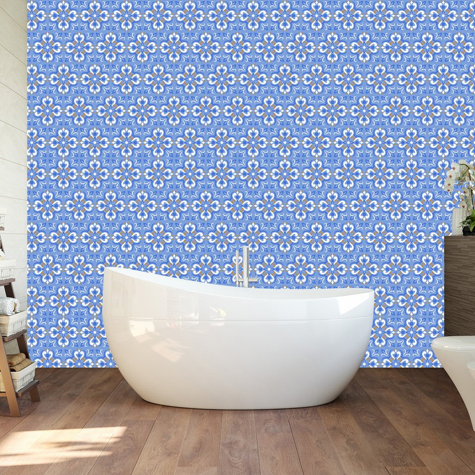 Tapeta - ornament, abstrakcja, kształt