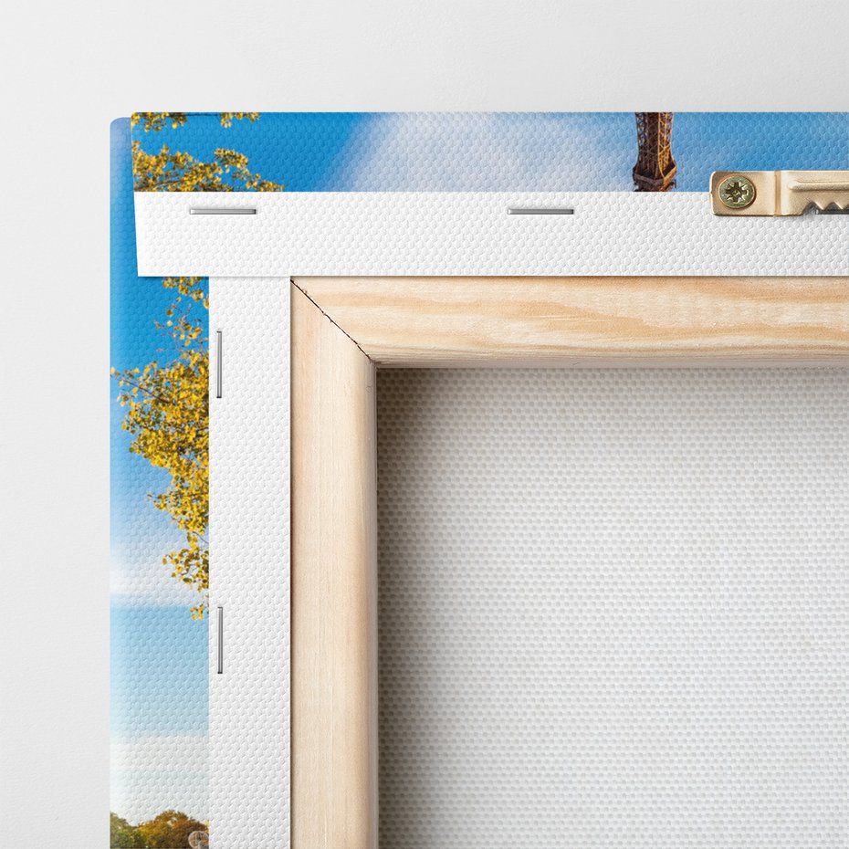 Obraz na płótnie - Wieża Eiffla, Paryż, rzeka