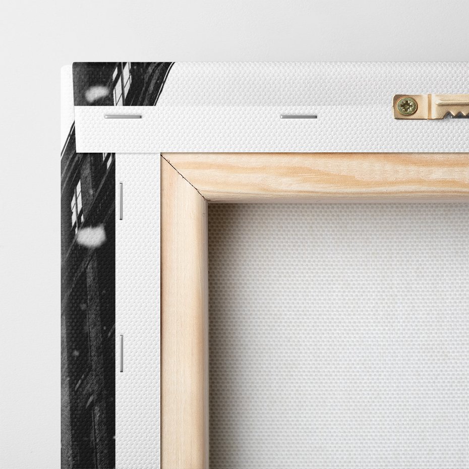 Obraz na płótnie - miasto, most, ulica