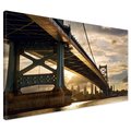 Obraz na płótnie - most, miasto, rzeka