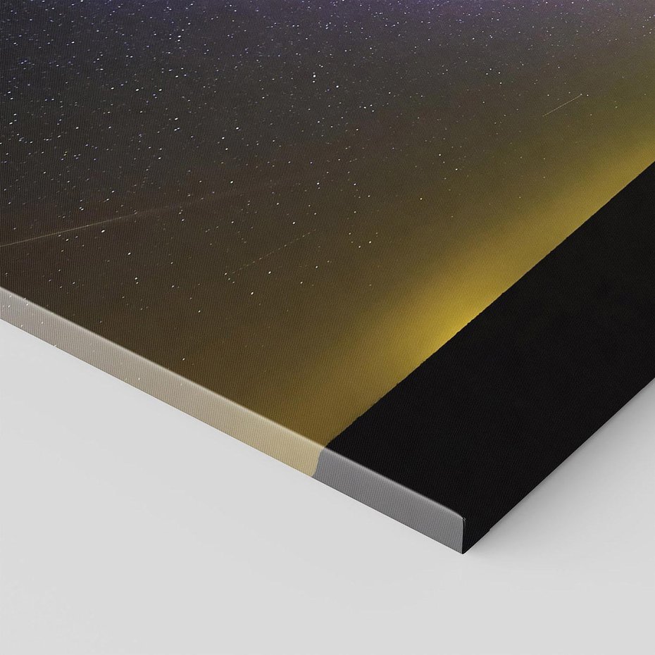 Obraz na płótnie - noc, gwiazdy, drzewo