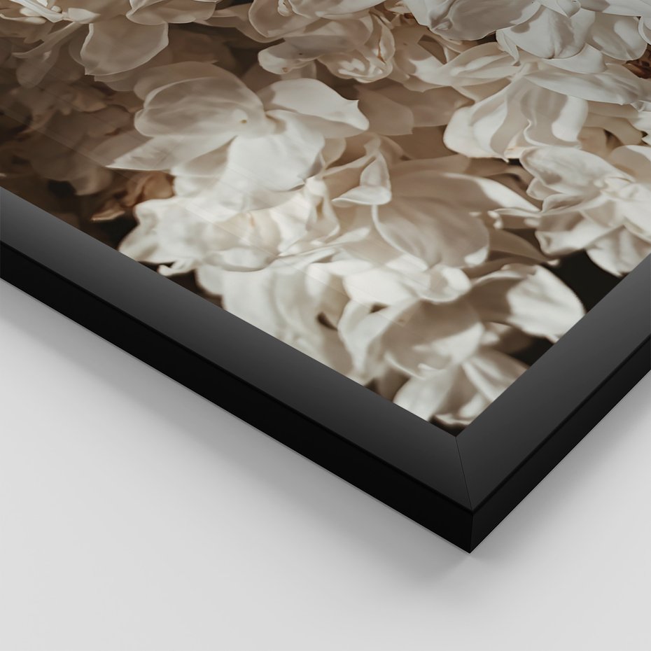 Zestaw obrazy w ramie, plakaty - kwiaty, róże, bukiet - rama czarna