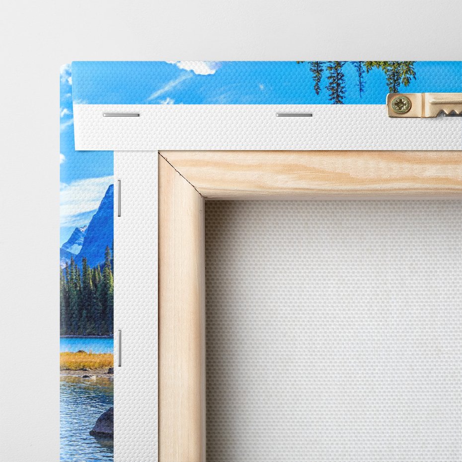 Obraz na płótnie - góry, jezioro, lasy