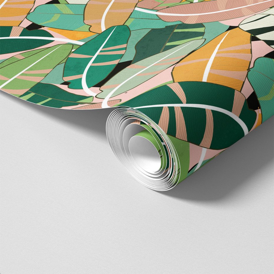 Tapeta - liście, natura, abstrakcja