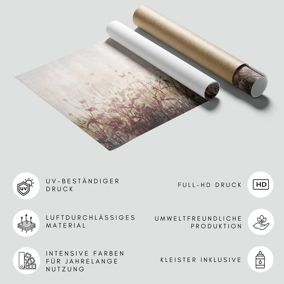 Fototapeta - loft, łąka, trawy