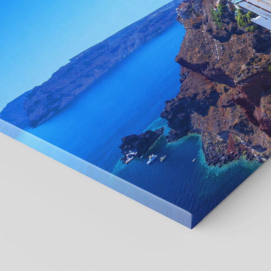 Obraz na płótnie - Santorini, Grecja, morze