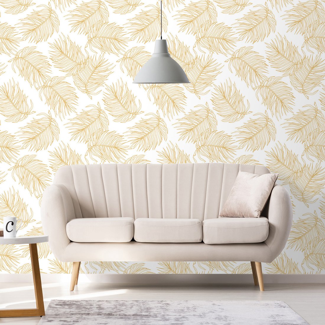 Tapeta - liście, natura, elegancja