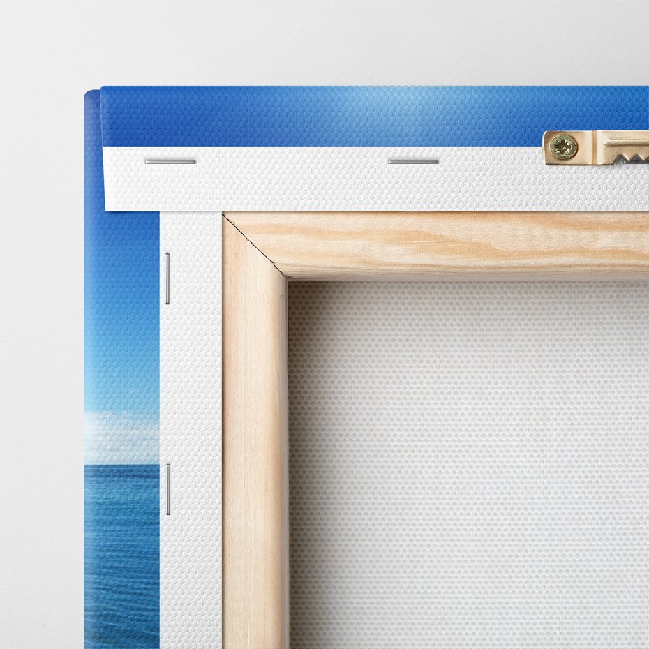 Obraz na płótnie - plaża, morze, palmy