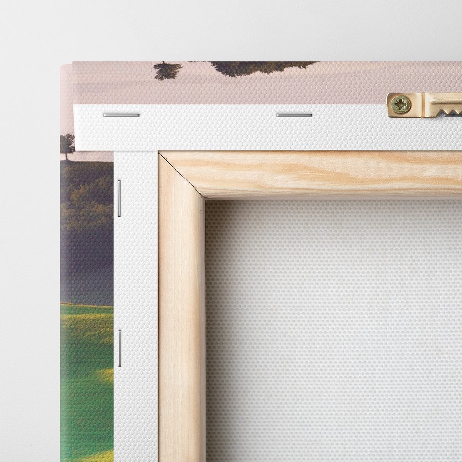 Obraz na płótnie - Toskania, krajobraz, dom