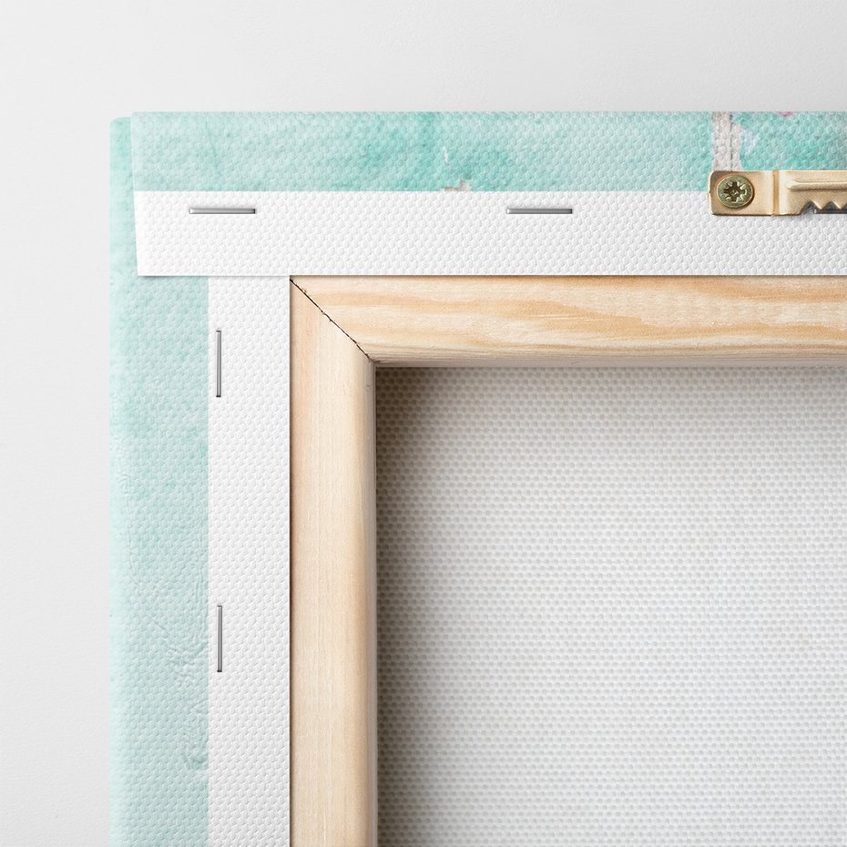 Obraz na płótnie - kwiaty, różowy, gladiole