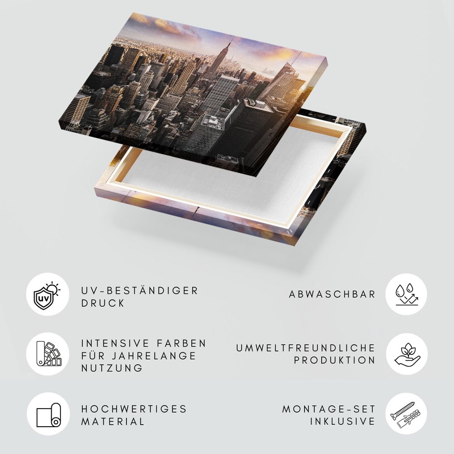 Obraz na płótnie - miasto, budynki, drapacze chmur