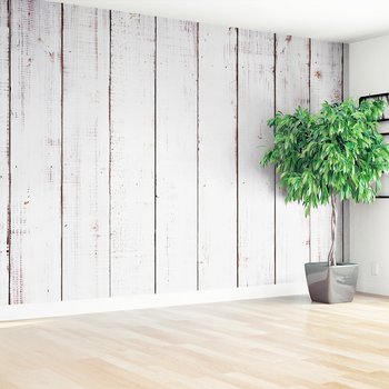 Fototapeta - drewno, białe, tło