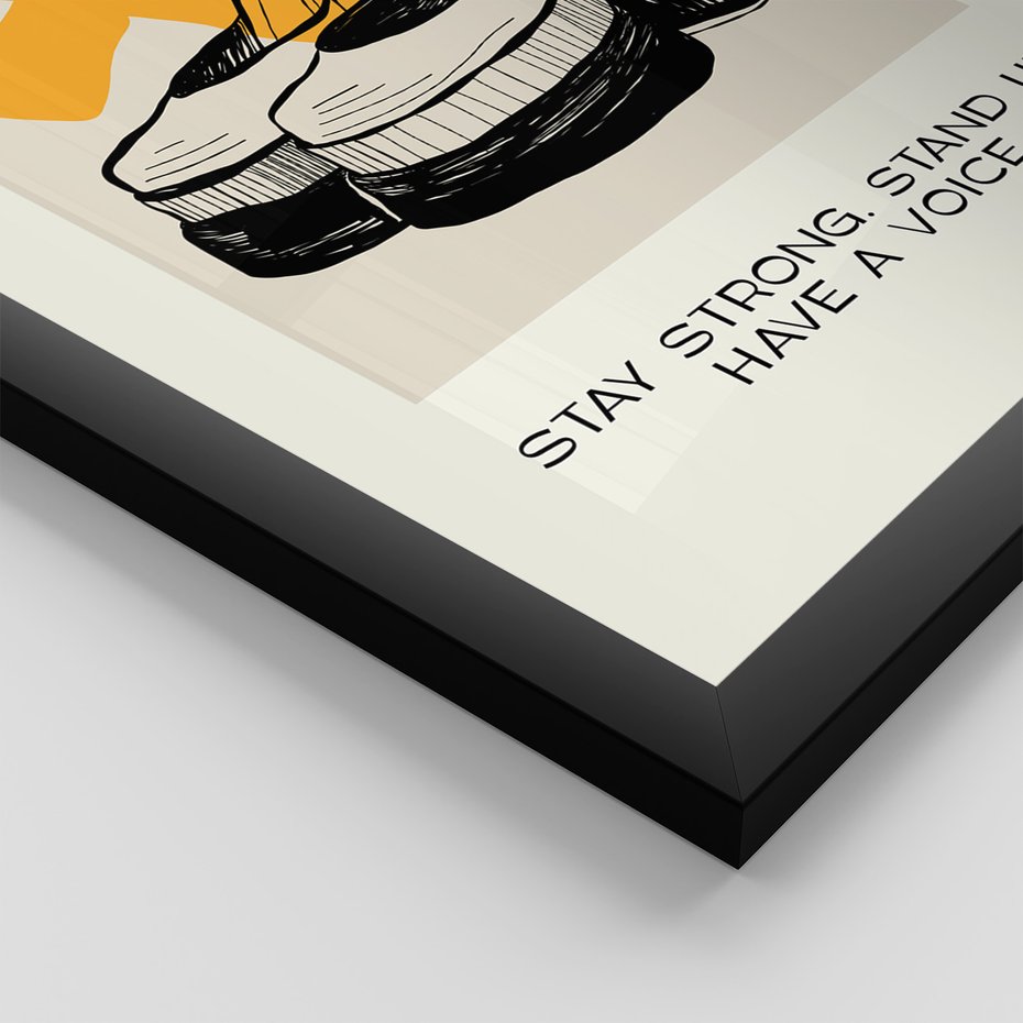 Zestaw obrazy w ramie, plakaty - kobiety, buty, moda - rama czarna