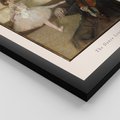 Zestaw obrazy w ramie, plakaty - balet, tancerki, Degas - rama czarna