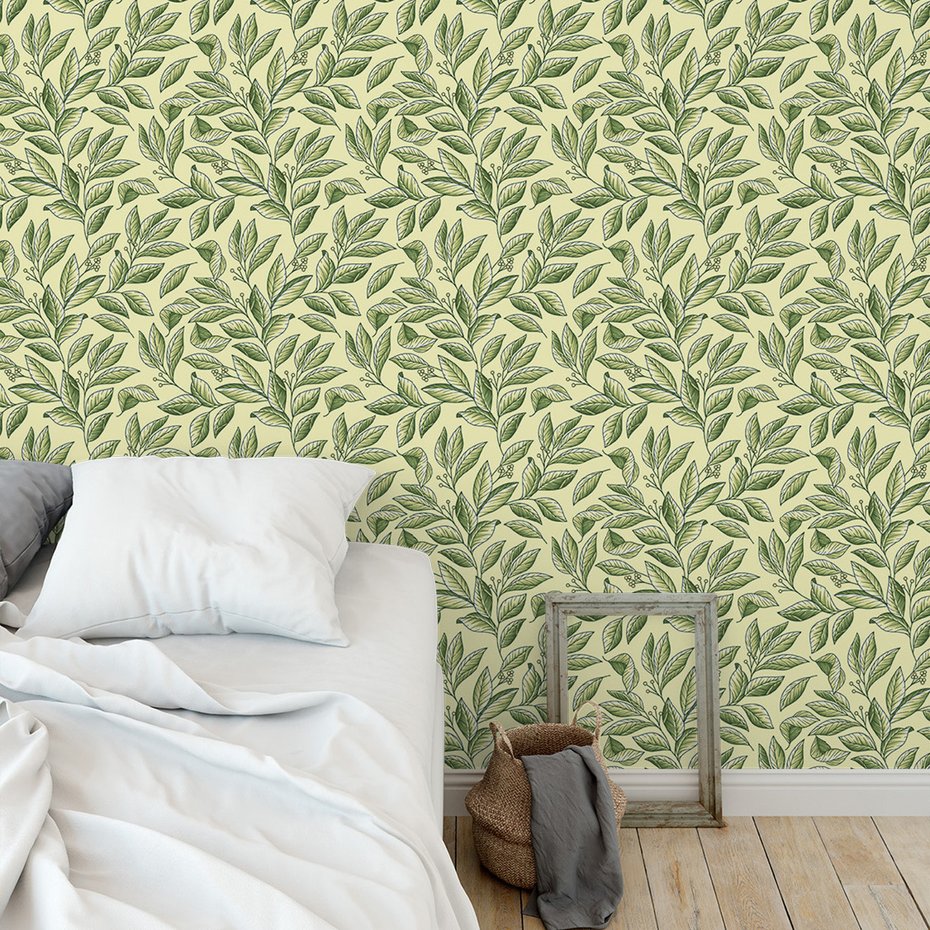 Tapeta - liście, gałązki, natura