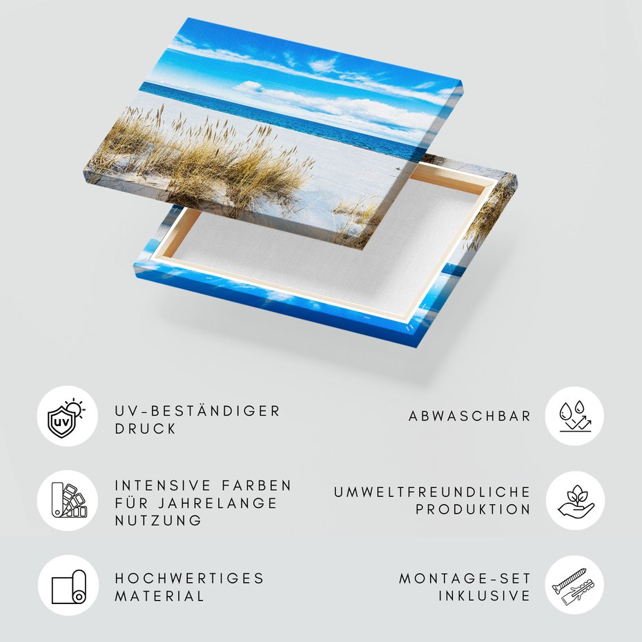 Obraz na płótnie - plaża, morze, piasek