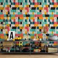 Tapeta - litery, alfabet, bloki
