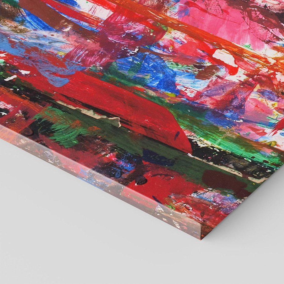 Obraz na płótnie - abstrakcja, farby, kolory