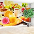 Fototapeta - śniadanie, jedzenie, owoce
