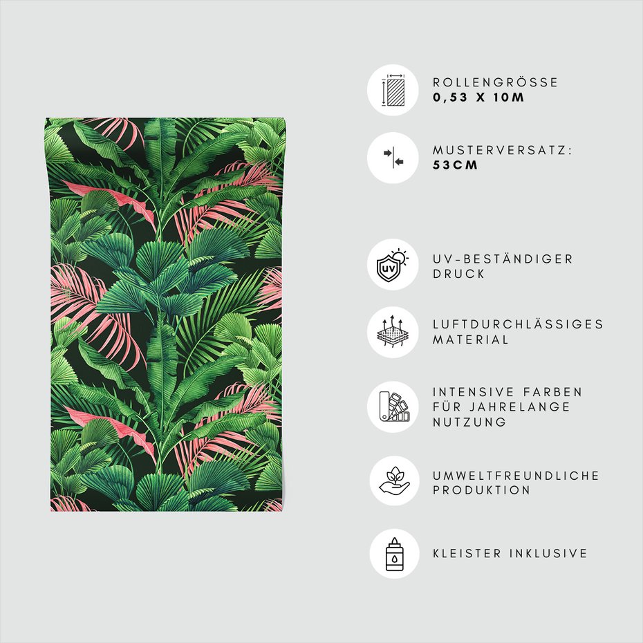 Tapeta - liście, rośliny, tropiki