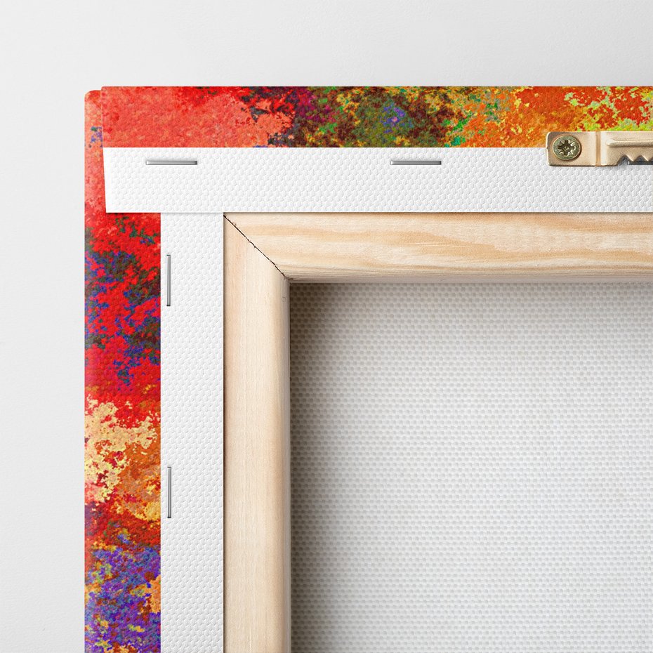 Obraz na płótnie - abstrakt, kolory, wzór