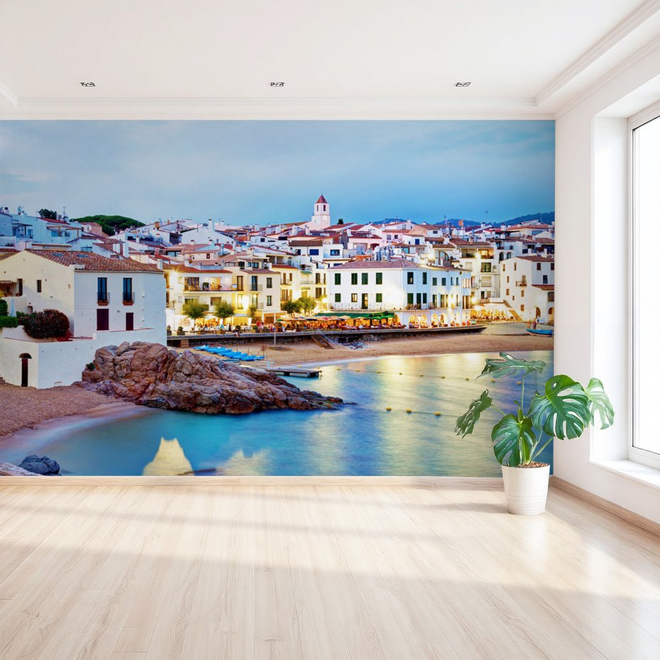 Fototapeta - miasto, plaża, morze