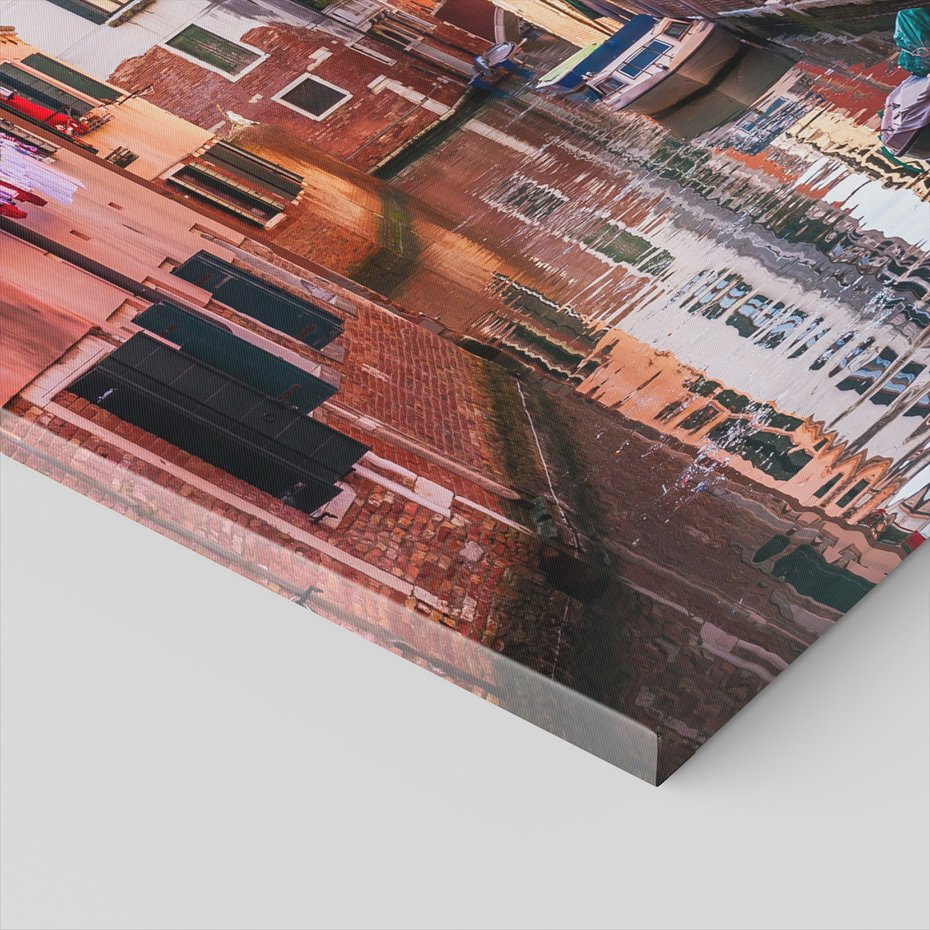 Obraz na płótnie - Wenecja, kanał, budynki