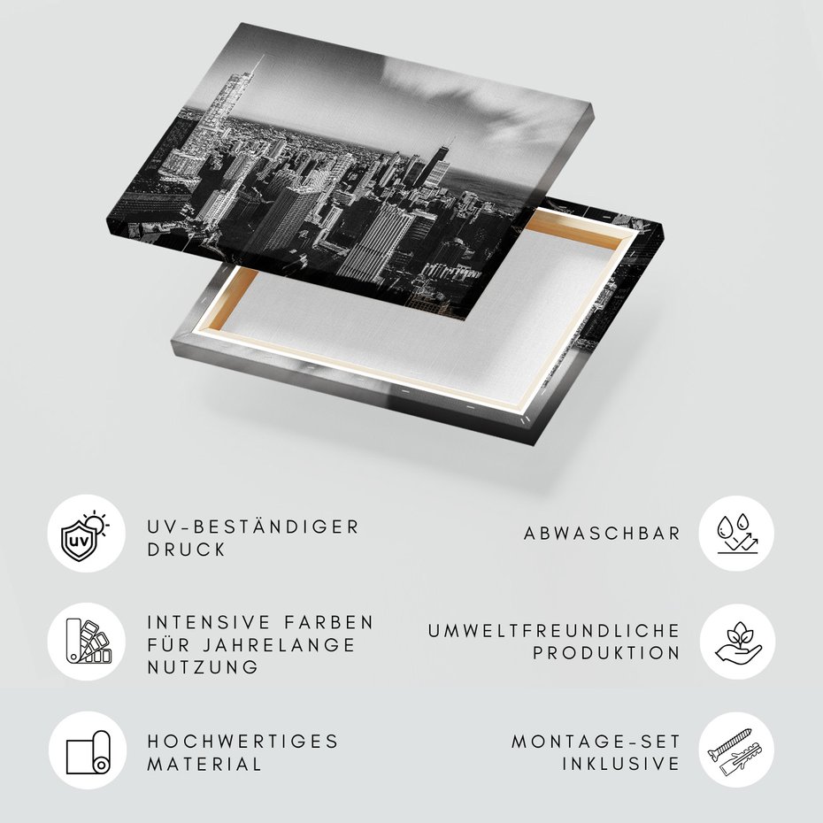 Obraz na płótnie - miasto, budynki, panorama