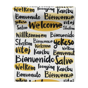 Tapeta - napisy, powitanie, języki